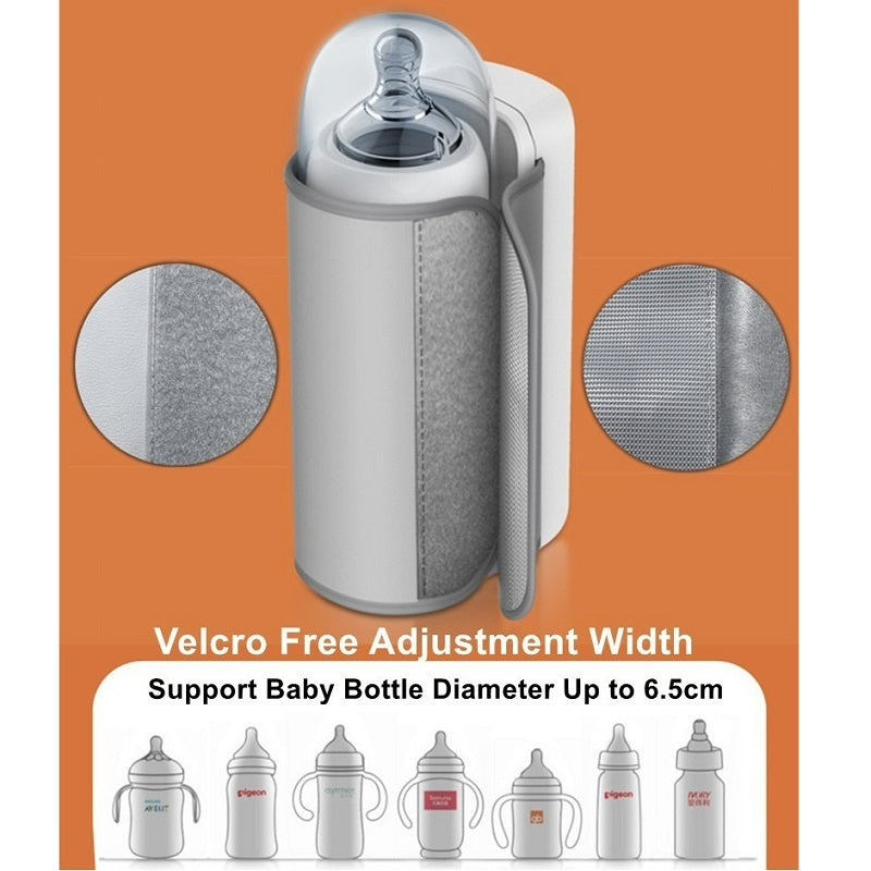 Portable Baby Bottle Milk Warmer (Rechargeable)